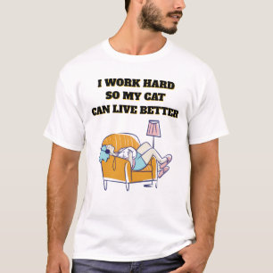 Camiseta Divertida para Amantes de Gatos   Camiset