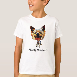Camiseta Divertida para Meninos Yorkshire Terrier