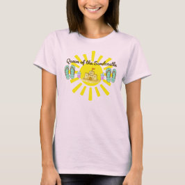 Camiseta Divertida Rainha do Verão do Castelo de A