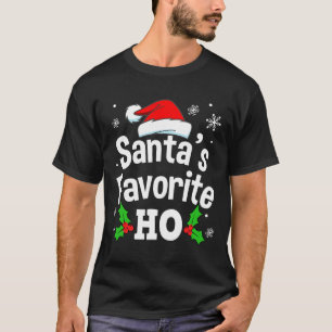 Camiseta divertida safada suja de Natal de pijama