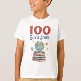 Camiseta Divertido 100 dias de escola