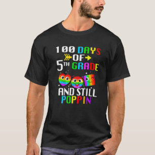 Camiseta Divertido 100 Dias De Escola E Ainda Estourou 100º