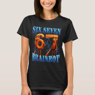 Camiseta Divertido 67 Meme Rotação Cerebral Italiana Tung T