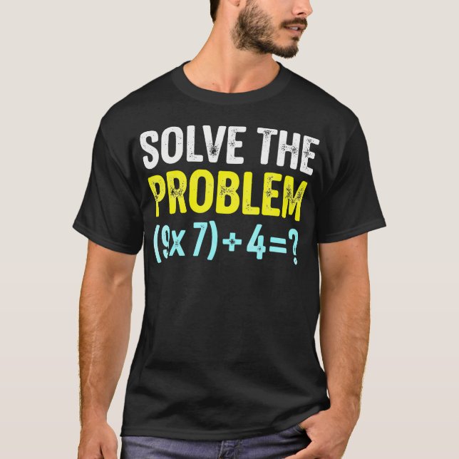 Camiseta Divertido 67 Meme Seis Sete Professor de Matemátic (Frente)