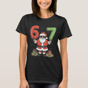 Camiseta Divertido 67 Papai Noel Seis Sete Natal 67 Meme Br