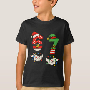 Camiseta Divertido 67 Seis Sete Meme Casal Igual Natal