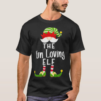 Camiseta Divertido Amando Elf Group Festa de Natal Engraçad