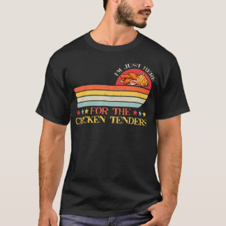 Camiseta Divertido Amante Da Comida Retro ESTOU Aqui Só Pel