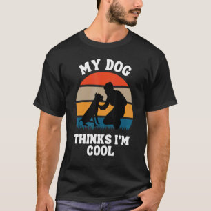 Camiseta Divertido Amante do Pit Bull Masculino Meu Cachorr
