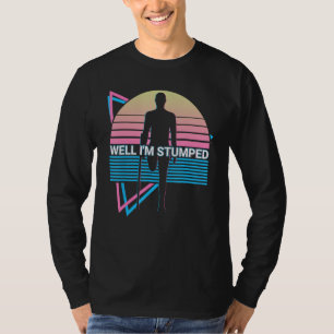 Camiseta Divertido Amputado Amputação Retro Bem Estou Perpl