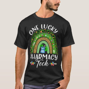 Camiseta Divertido Arco-íris Um Farmacêutico Técnico Sortud
