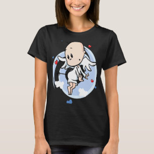 CAMISETA DIVERTIDO BEBÊ TÊM UM ANJO COM UM AMOR.