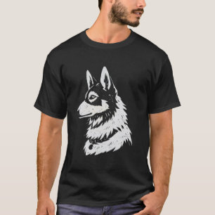 Camiseta Divertido Belga Malinois X Husky Pet Belusky Lobo 