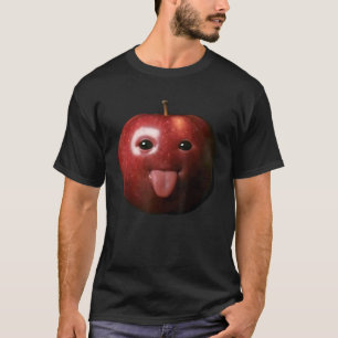 Camiseta Divertido Bobo IA Apple gen z Meme BrainRot Humor