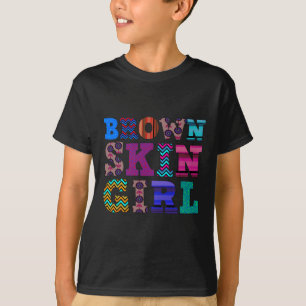 Camiseta Divertido Brown Skin Girl Gift Melanin Queen Décim