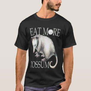 Camiseta Divertido Coma Mais Gambá - Gambá Tem Gosto de Fra