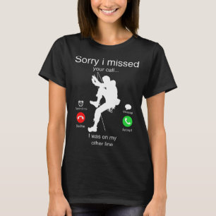 Camiseta Divertido Desculpe, Perdi Sua Ligação Estava Na Ou