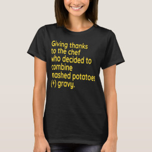 Camiseta Divertido Dia de Ação de Graças. Estou grato por b
