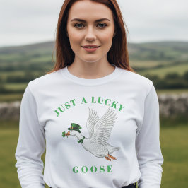 Camiseta Divertido Dia de São Patrício Irlandês, apenas um