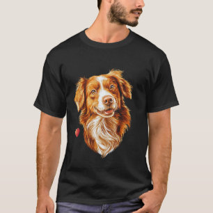 Camiseta Divertido Dia dos Namorados Nova Scotia Duck Tolli