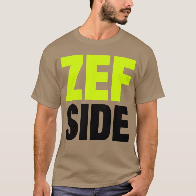 Camiseta divertido do zefside (Frente)