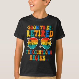 Camiseta Divertido Em Breve Aposentado A Contagem Regressiv