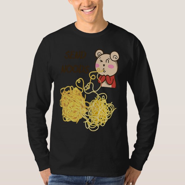 Camiseta Divertido Enviar Noods (Frente)
