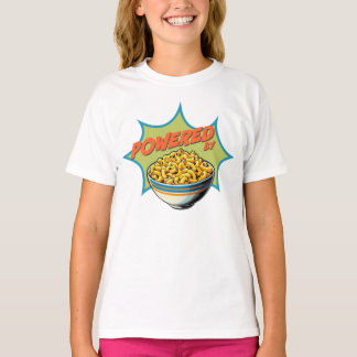 Camiseta Divertido equipado com T-shirt Mac e Cheese