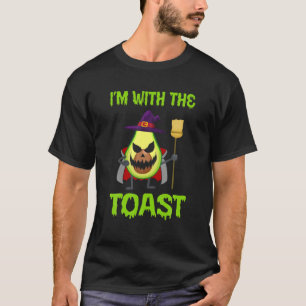 Camiseta Divertido Estou com a Piada de torrada dizendo pij
