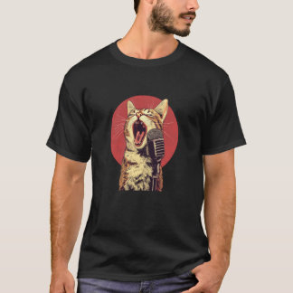 Camiseta Divertido Fantasia de Gato para Meninos e Meninas