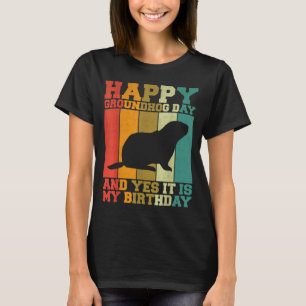 Camiseta Divertido Feliz Dia do Toupeira Sim É Meu Aniversá