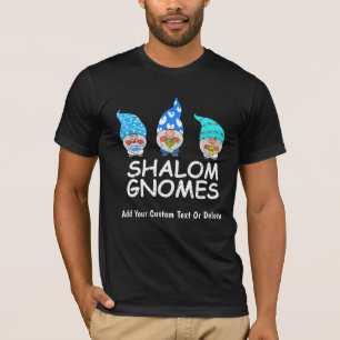 Camiseta Divertido Festival de Hanukkah Shalom Gnomos Hanuk