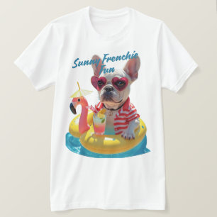 Camiseta Divertido Francês Ensolarado