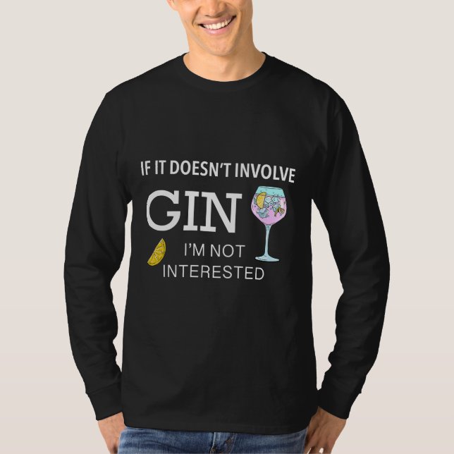 Camiseta Divertido Gin The Gin Club (Frente)