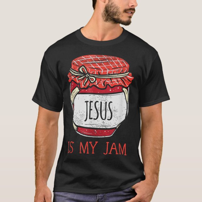 Camiseta Divertido Inspirador Memorial Religioso Que Jesus  (Frente)