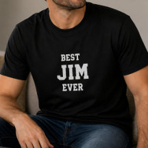 Divertido Jim Personalizado Melhor Jim de Sempre A