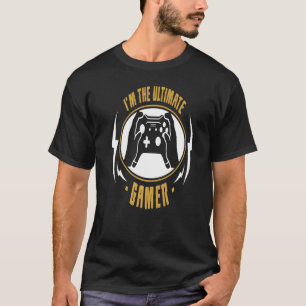 CAMISETA DIVERTIDO JOGO EU SOU O ÚLTIMO JOGADOR SER A CAMPE