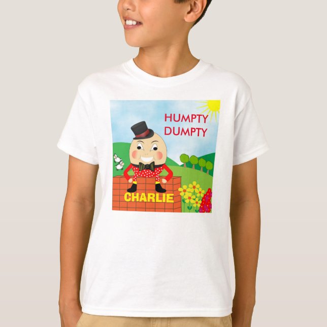 Camiseta Divertido Jolly Humpty Dumpty Personalizado (Frente)