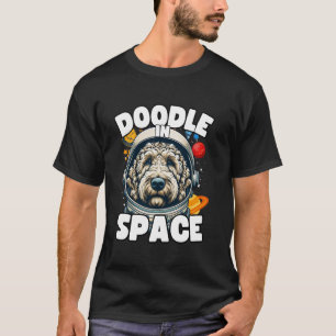 Camiseta Divertido Labradoodle Espaço Design Amante de Labr