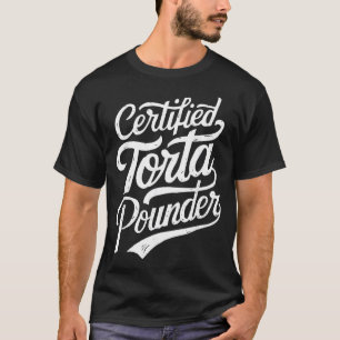 Camiseta Divertido Latino Torta Certificada Sob Sarcasmo Me