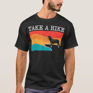 Camiseta Divertido Leve Um Entlebucher Mountain Dog Hiking