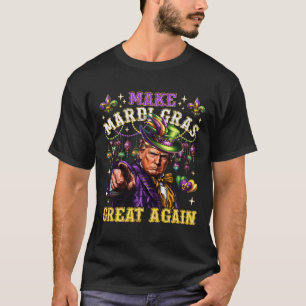 Camiseta Divertido Mardi Gras Donald Trump Mardi Gras Ameri