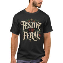Divertido Natal Festivo e Feral Sarcástico