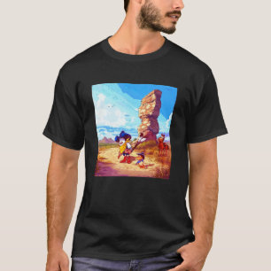 Camiseta Divertido Papa-Filas Tesoura e Rusty a Cascavel