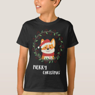 Camiseta Divertido Papais noeis de Natal Feliz