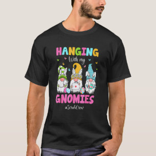 Camiseta Divertido Pendurado Com Minha Equipe de Limpeza de