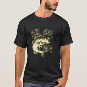 Camiseta Divertido pesca pa pa divertido avô pescador angl