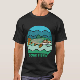Camiseta Divertido Pescaria de Truta