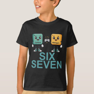Camiseta Divertido Professor de Ciências 67 6 7 Carbono Nit