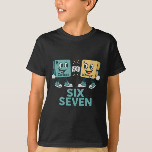 Camiseta Divertido Professor de Ciências 67 6 7 Carbono Nit